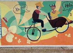 une-peinture-murale-sur-lamitie-entre-le-vietnam-et-cuba-est-inauguree-a-la-ville-ho-chi-minh