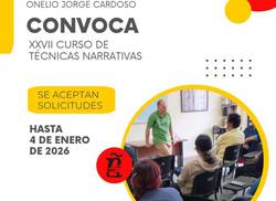 convoca-el-centro-onelio-a-la-edicion-xxvii-de-su-curso-de-tecnicas-narrativas