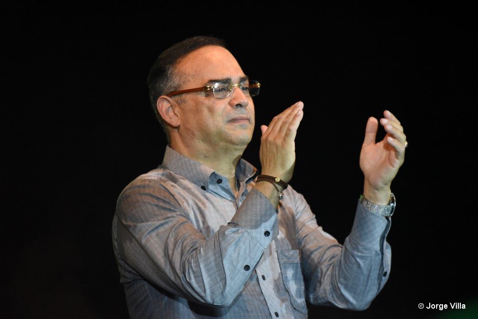 Gilberto Santa Rosa en La Habana. Foto: Jorge Villa