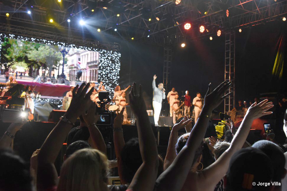Gilberto Santa Rosa en La Habana. Foto: Jorge Villa